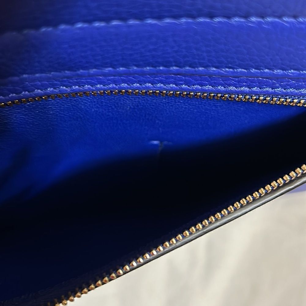 Authentic Celine Leather/Calfskin Suede Trapeze Indigo Shoulder/Top Hand… - Picture 12 of 17